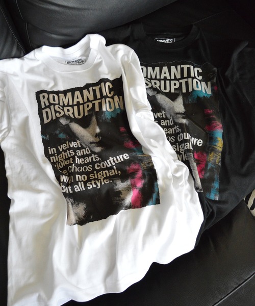 BROTHERHOOD(ブラザーフッド)の「【ROMANTIC DISRUPTION】Chaos in Vogue Tee(Tシャツ/カットソー・メンズ・ホワイト/ブラック・LARGE/X-LARGE)」の3枚目の写真