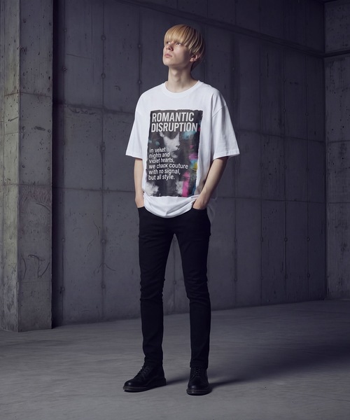 BROTHERHOOD(ブラザーフッド)の「【ROMANTIC DISRUPTION】Chaos in Vogue Tee(Tシャツ/カットソー・メンズ・ホワイト/ブラック・LARGE/X-LARGE)」の15枚目の写真