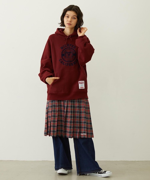 Champion(チャンピオン)の「MILKFED. × CHAMPION COLLEGE LOGO SWEAT HOODIE(パーカー・レディース・アッシュ/ライトブルー/バーガンディー/オートミール/チャコール・S/M)」の17枚目の写真