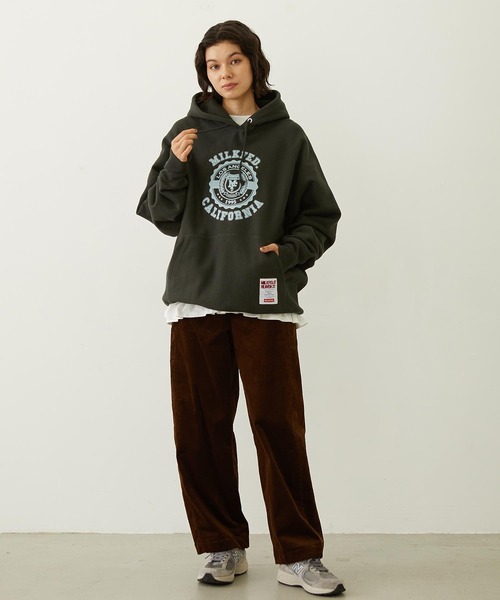 [新品未使用] MILKFED×CHAMPION パーカー　ミルクフェド MILKFED. パーカー ミルクフェド チャンピオン MILKFED メンズ