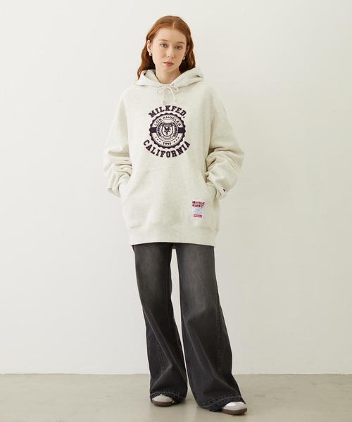 MILKFED. × CHAMPION COLLEGE LOGO SWEAT HOODIE（パーカー