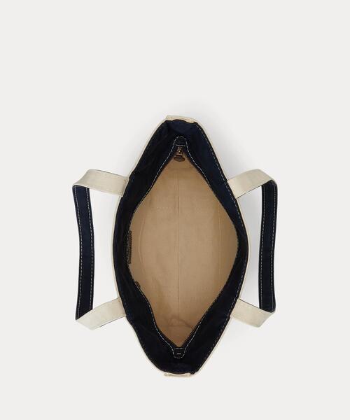 ロゴ キャンバス スモール トート（トートバッグ）｜POLO RALPH LAUREN