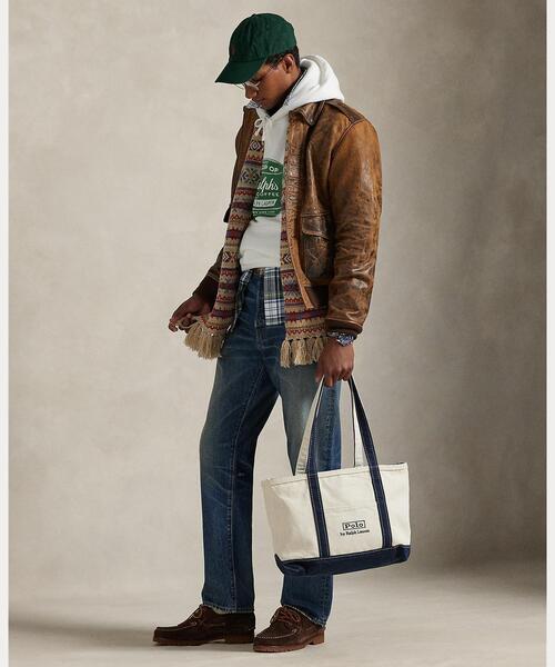 ロゴ キャンバス スモール トート（トートバッグ）｜POLO RALPH LAUREN