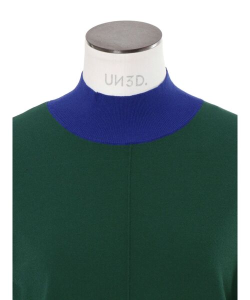 セール】COLOR BLOCK TURTLE KT TOP / カラーブロックタートルニット