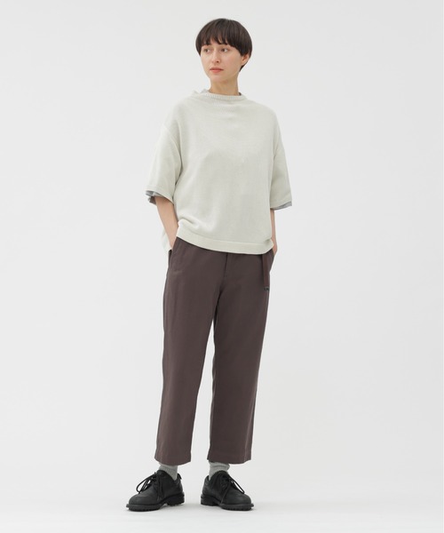 MHL.（エムエイチエル）の「COATED COTTON（ニット/セーター・レディース・オフホワイト/ピンク・2）」の3枚目の写真