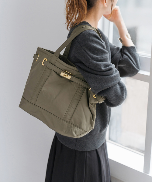 美品✨シータパランティカ ハンドバッグ ミニトートバッグ カーキ ナイロン sita parantica シータパランティカトートバッグ TOTE-PE-S