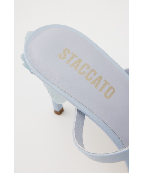 STACCATO（スタッカート）の「バッグフローラルピンヒールサンダル（サンダル・レディース・ホワイト/サックスブルー・22.5cm/23cm/23.5cm/24cm/24.5cm/22cm）」の21枚目の写真