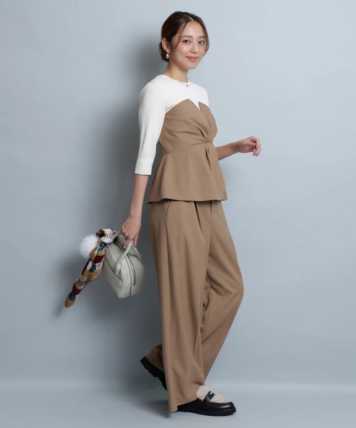 ツイストビスチェドッキングニット（ニット/セーター）｜JUSGLITTY