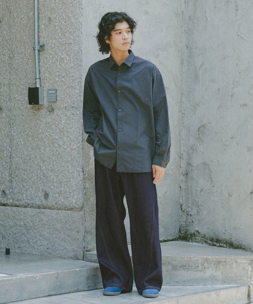RAGEBLUE（レイジブルー）の「DENIM CURVE FLARE PANTS / デニムカーブフレアパンツ（デニムパンツ・メンズ・ネイビー/ブラック・MEDIUM/SMALL/LARGE）」の14枚目の写真