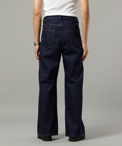 RAGEBLUE（レイジブルー）の「DENIM CURVE FLARE PANTS / デニムカーブフレアパンツ（デニムパンツ・メンズ・ネイビー/ブラック・MEDIUM/SMALL/LARGE）」の19枚目の写真
