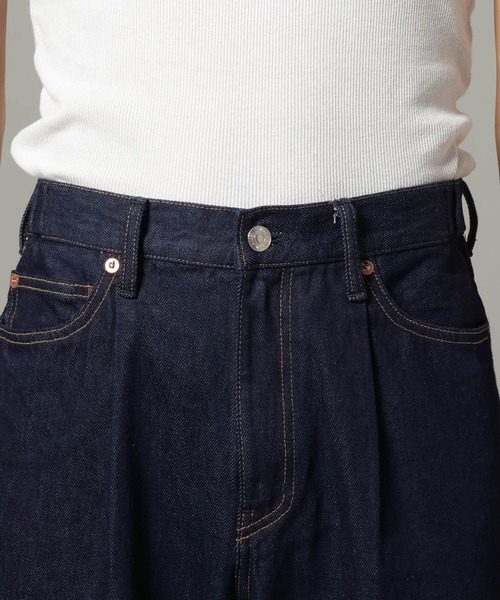 セール】DENIM CURVE FLARE PANTS / デニムカーブフレアパンツ（デニム