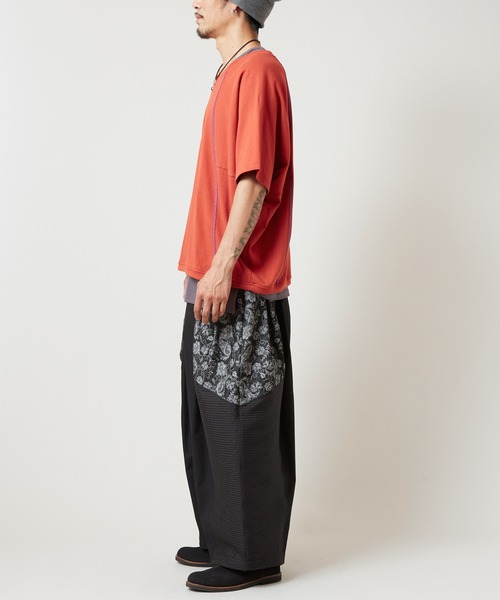 チャイハネ（チャイハネ）の「【チャイハネ】ドルマンスリーブMEN'Sトップス＆タンクトップ2点セット（アンサンブル・メンズ・ベージュ/オレンジ/ホワイト/ブラック・FREE）」の13枚目の写真