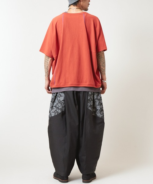 チャイハネ（チャイハネ）の「【チャイハネ】ドルマンスリーブMEN'Sトップス＆タンクトップ2点セット（アンサンブル・メンズ・ベージュ/オレンジ/ホワイト/ブラック・FREE）」の14枚目の写真