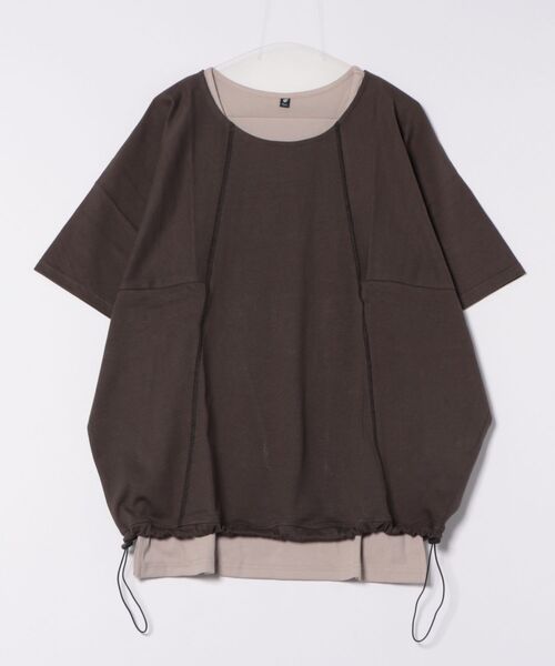 チャイハネ（チャイハネ）の「【チャイハネ】ドルマンスリーブMEN'Sトップス＆タンクトップ2点セット（アンサンブル・メンズ・ベージュ/オレンジ/ホワイト/ブラック・FREE）」の6枚目の写真