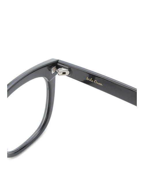 Mila Owen（ミラオーウェン）の「ウェリントンセルフレームダテメガネ（メガネ・レディース・ブラック・F）」の2枚目の写真