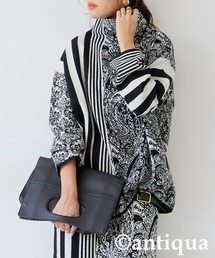 antiqua（アンティカ）の「アート柄ニット（ニット/セーター）」