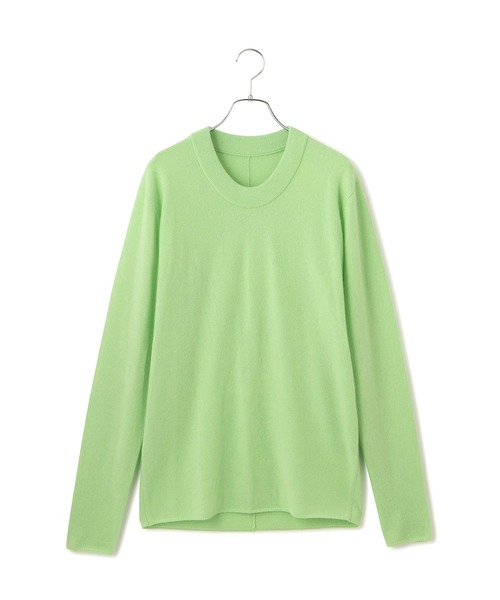 ADAM ET ROPE'（アダムエロペ）の「【EMOELLE】カシミヤニットプルオーバー（ニット/セーター・レディース・オフホワイト/グレー系その他/ライトグリーン・FREE）」の19枚目の写真