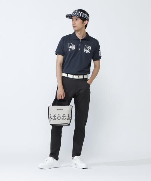 セール】【PEARLY GATES】ロゴアンカー柄カートバッグ (UNISEX