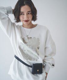 NUNIFE（ユニフィー）の「【NUNIFE / ロングセラーアイテム】【新色登場！】箔プリントプルオーバー（スウェット）」