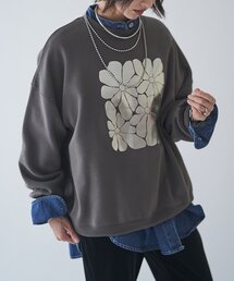 NUNIFE（ユニフィー）の「【NUNIFE / ロングセラーアイテム】【新色登場！】箔プリントプルオーバー（スウェット）」