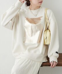 NUNIFE | 【NUNIFE / ロングセラーアイテム】【新色登場!】箔プリントプルオーバー(スウェット)