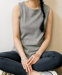 LARU（ラルー）の「ボートネックタンクトップ（タンクトップ）」
