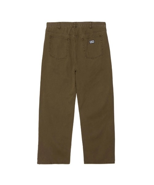 OBEY（オベイ）の「OBEY BIGWIG BAGGY DENIM（オベイ ビッグウィッグ バギー デニム）（デニムパンツ・メンズ・ブルー系/ブラウン系・34/32/30）」の3枚目の写真