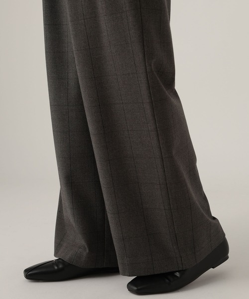 Elura（エルーラ）の「スリムウォームチェックワイドパンツ＜低身長サイズあり＞/591848（その他パンツ・レディース・チャコールグレー/ブラック×ホワイト・FREE(S)/LARGE/MEDIUM）」の17枚目の写真