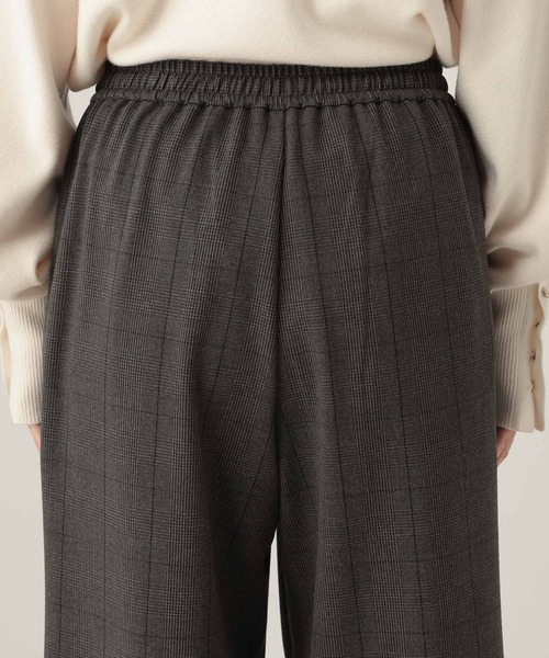 Elura（エルーラ）の「スリムウォームチェックワイドパンツ＜低身長サイズあり＞/591848（その他パンツ・レディース・チャコールグレー/ブラック×ホワイト・FREE(S)/LARGE/MEDIUM）」の15枚目の写真