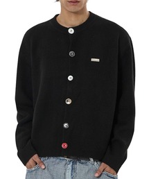 『OY/オーワイ』BIG BUTTON KNIT CARDIGAN/ビッグボタン ニットカーディガン