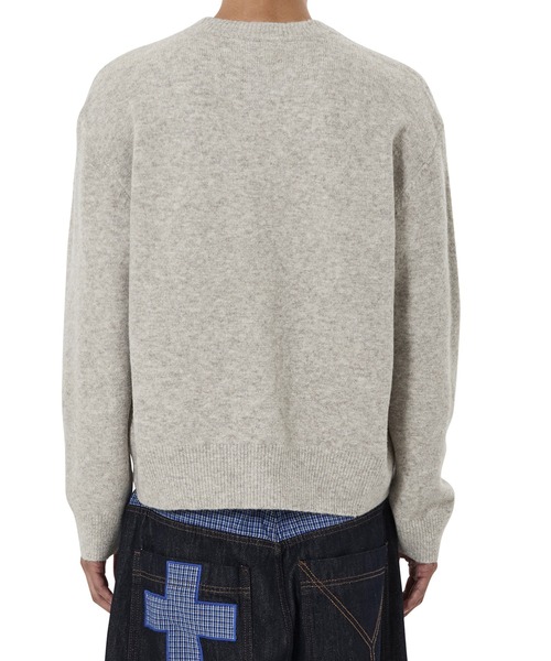 OY（オーワイ）の「『OY/オーワイ』BIG BUTTON KNIT CARDIGAN/ビッグボタン ニットカーディガン（カーディガン/ボレロ・レディース・アイボリー/ブラック・M/L）」の9枚目の写真