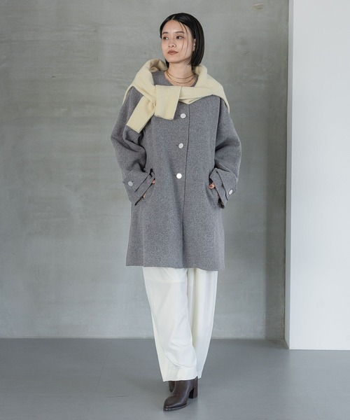 カシープノーカラーコート（ノーカラーコート）｜A part by（アパート