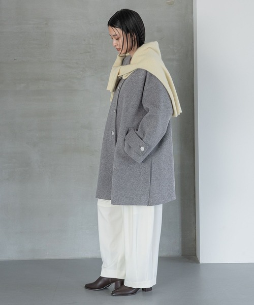 カシープノーカラーコート（ノーカラーコート）｜A part by（アパート