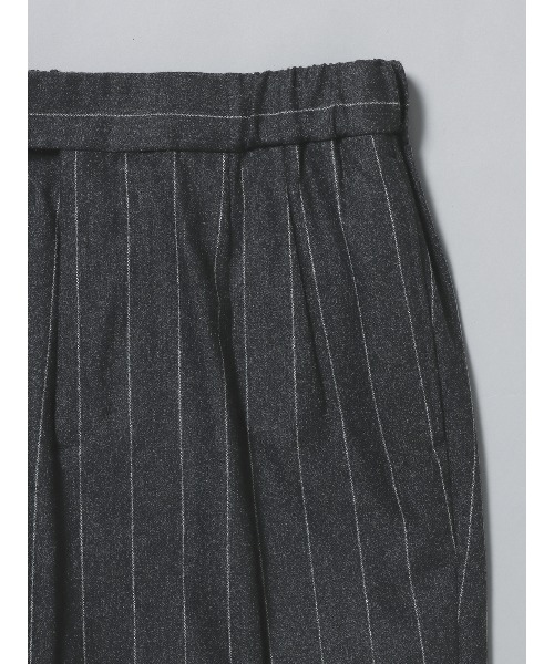 SUIT SQUARE（スーツスクエア）の「GOOVI ツータックストレートパンツ ウール（スラックス・メンズ・グレー系・1/2/3）」の3枚目の写真