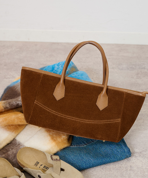 セール】《WEB限定》【AULENTTI/オウレンティ】スウェードヨコナガBAG