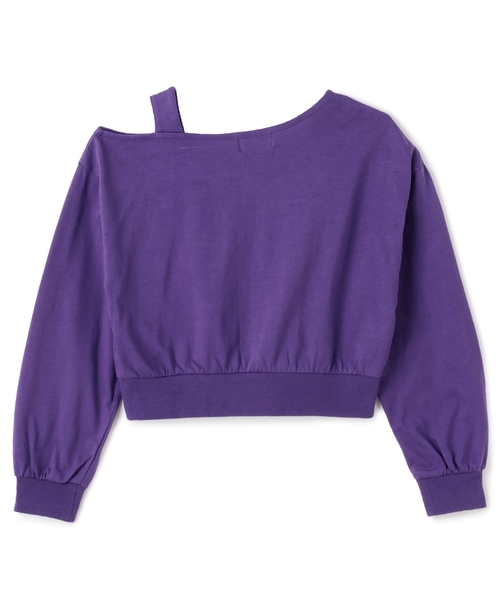 minimal（ミニマル）の「肩あきＴシャツ（Tシャツ/カットソー・キッズ・パープル/ピンク/アイボリー・100cm/110cm/120cm/130cm/140cm/90cm）」の4枚目の写真