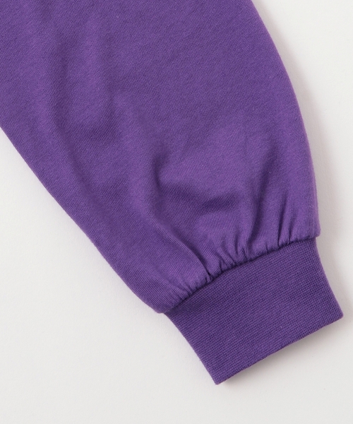 minimal（ミニマル）の「肩あきＴシャツ（Tシャツ/カットソー・キッズ・パープル/ピンク/アイボリー・100cm/110cm/120cm/130cm/140cm/90cm）」の6枚目の写真