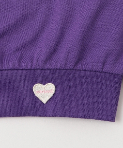 minimal（ミニマル）の「肩あきＴシャツ（Tシャツ/カットソー・キッズ・パープル/ピンク/アイボリー・100cm/110cm/120cm/130cm/140cm/90cm）」の7枚目の写真