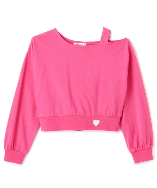 minimal（ミニマル）の「肩あきＴシャツ（Tシャツ/カットソー・キッズ・パープル/ピンク/アイボリー・100cm/110cm/120cm/130cm/140cm/90cm）」の13枚目の写真