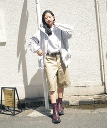 LOS ANGELES APPAREL（ロサンゼルスアパレル）の「【Los Angeles Apparel/ロサンゼルスアパレル】14オンス ヘビーフリース ジップアップ フードパーカー L-HF10（パーカー・メンズ）」