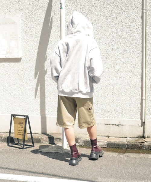 LOS ANGELES APPAREL(ロサンゼルスアパレル)の「【Los Angeles Apparel/ロサンゼルスアパレル】14オンス ヘビーフリース ジップアップ フードパーカー L-HF10(パーカー・メンズ・ブラック/杢グレー・X-LARGE/MEDIUM/LARGE)」の11枚目の写真