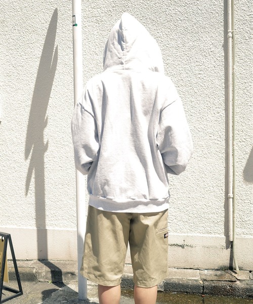 LOS ANGELES APPAREL(ロサンゼルスアパレル)の「【Los Angeles Apparel/ロサンゼルスアパレル】14オンス ヘビーフリース ジップアップ フードパーカー L-HF10(パーカー・メンズ・ブラック/杢グレー・X-LARGE/MEDIUM/LARGE)」の12枚目の写真
