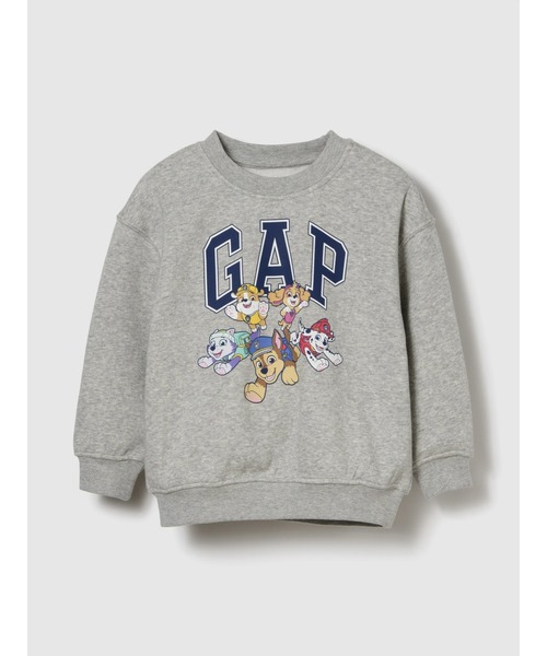 GAP（ギャップ）の「ヴィンテージソフト パウ・パトロール Gapロゴ スウェットシャツ (幼児・ベビー)（スウェット・キッズ・ライトグレー/ネイビー・95cm/110cm/105cm/100cm/90cm）」の2枚目の写真