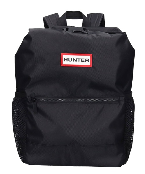 ち*ぬ様 HUNTER ブラック リュック・バックパック防水ファスナー美品 セール】【HUNTER】ハンター ORIGINAL ESSENTIAL LARGE TOPCLIP