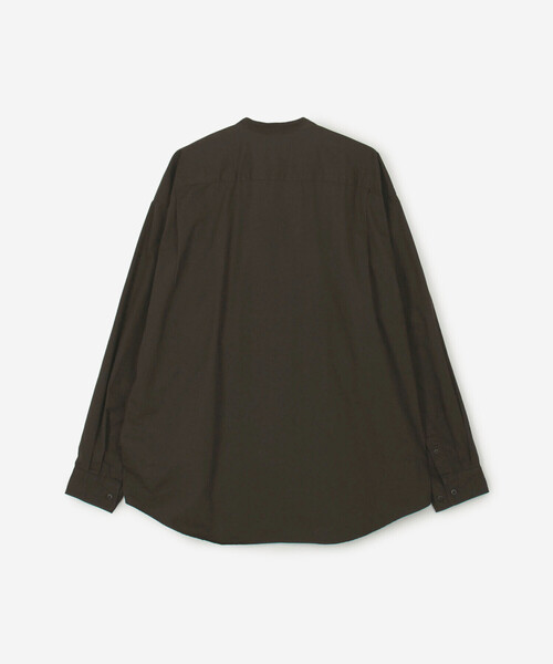 GYMPHLEX（ジムフレックス）の「Gymphlex | バンドカラー長袖シャツ SOLID MEN（シャツ/ブラウス・メンズ・チャコール/ベージュ系その他・M/L）」の4枚目の写真