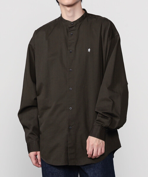 Gymphlex | バンドカラー長袖シャツ SOLID MEN（シャツ/ブラウス