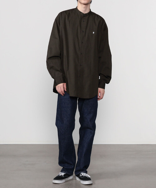 Gymphlex | バンドカラー長袖シャツ SOLID MEN（シャツ/ブラウス