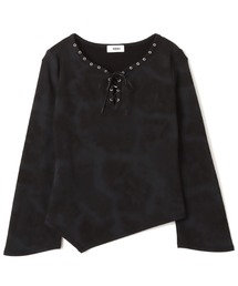 atmos pink | atmos pink Lace-up Top / アトモス ピンク レースアップ トップ(Tシャツ/カットソー)