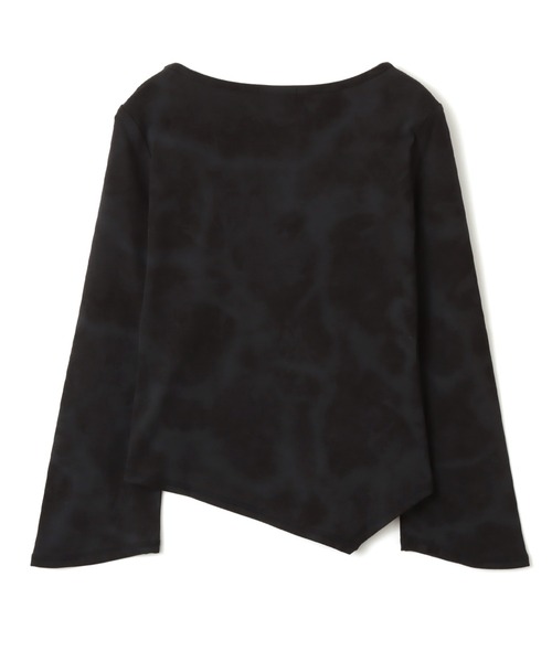 atmos pink（アトモスピンク）の「atmos pink Lace-up Top / アトモス ピンク レースアップ トップ（Tシャツ/カットソー・レディース・チャコール/ピンク・FREE）」の6枚目の写真