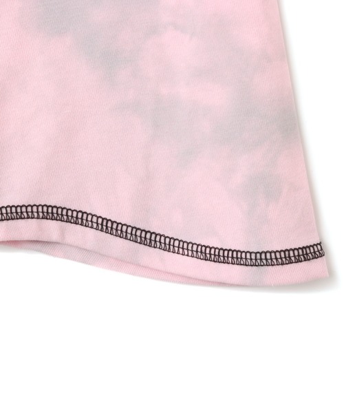 atmos pink（アトモスピンク）の「atmos pink Lace-up Top / アトモス ピンク レースアップ トップ（Tシャツ/カットソー・レディース・チャコール/ピンク・FREE）」の8枚目の写真